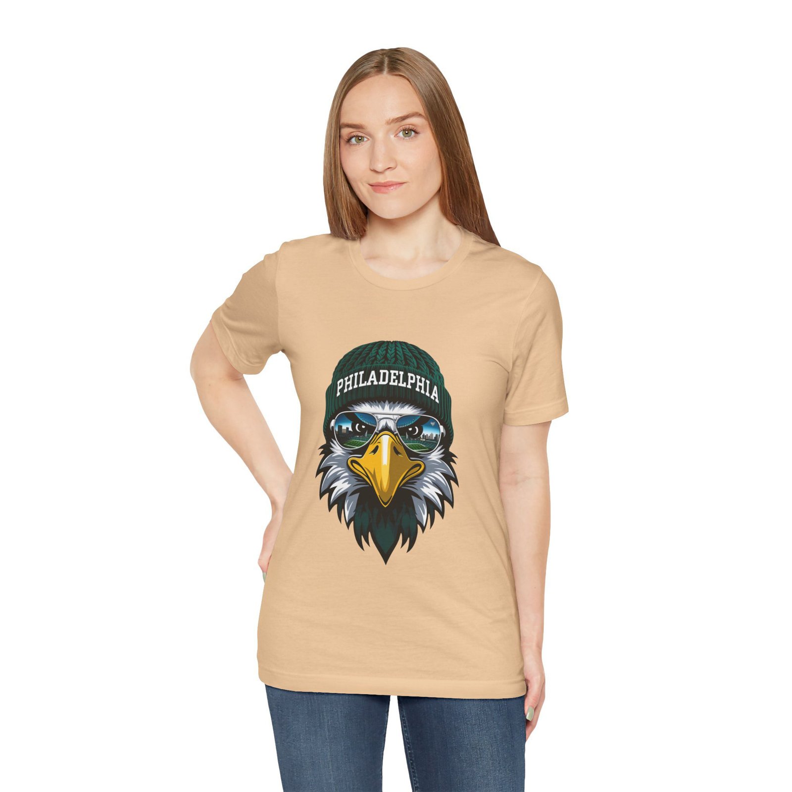Philly Football T-Shirt | Cool Mascot with Glasses | Vintage Philly Fan Apparel | Retro Football Tee, philly goose , philadelphia eagles - Image 35