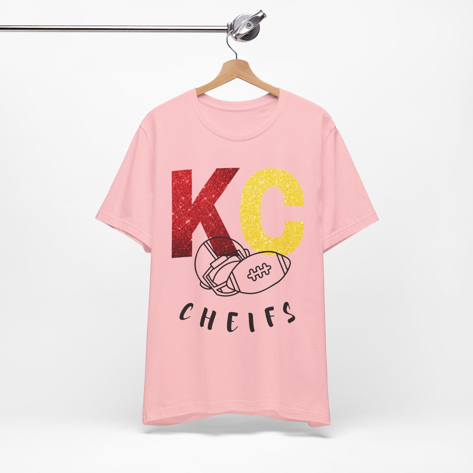 Kansas City Chiefs t shirt | KC Chiefs Hoodie | Vintage Football Pullover | Game Day Apparel | Gift for Chiefs Jersey Short Sleeve Tee - Image 47