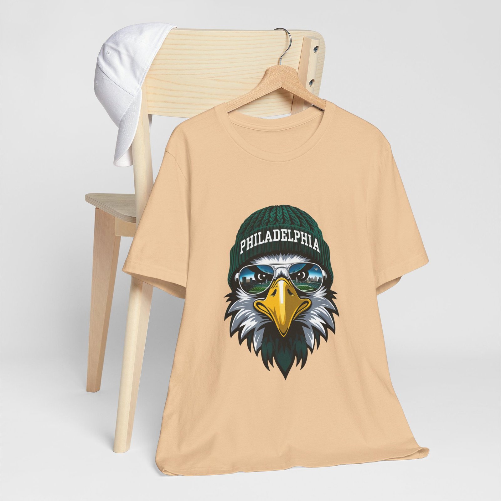Philly Football T-Shirt | Cool Mascot with Glasses | Vintage Philly Fan Apparel | Retro Football Tee, philly goose , philadelphia eagles - Image 33