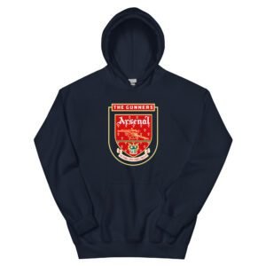 Retro Vintage Arsenal Logo Hoodie| Arsenal Fan Tee | Arsenal FC Apparel | Gift for Him or Her