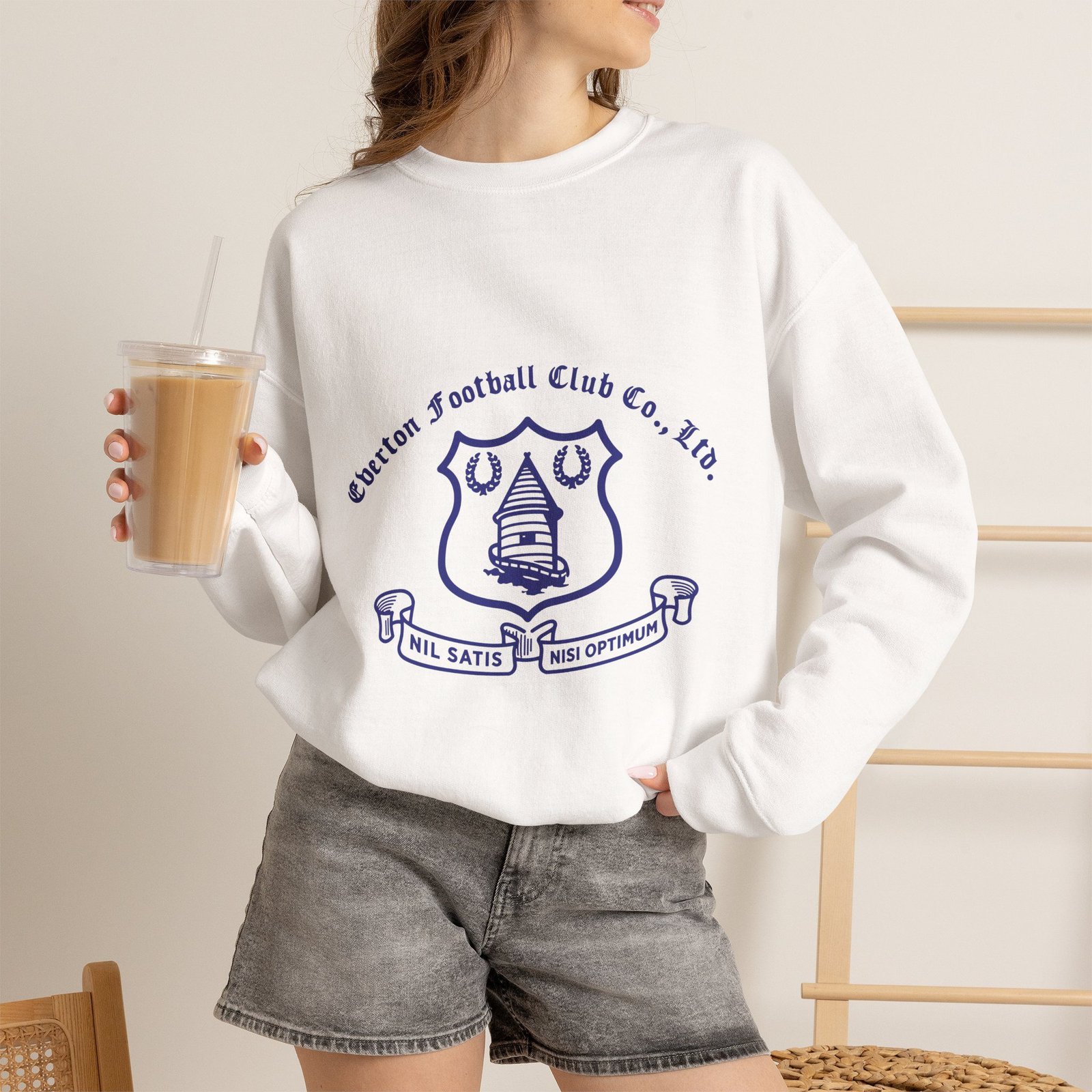 Everton Retro Vintage Sweatshirt | Everton Football Club Crewneck | Classic Blue Soccer Sweatshirt | Vintage Football Fan Gift | Unisex Retro Sports Apparel - Image 10