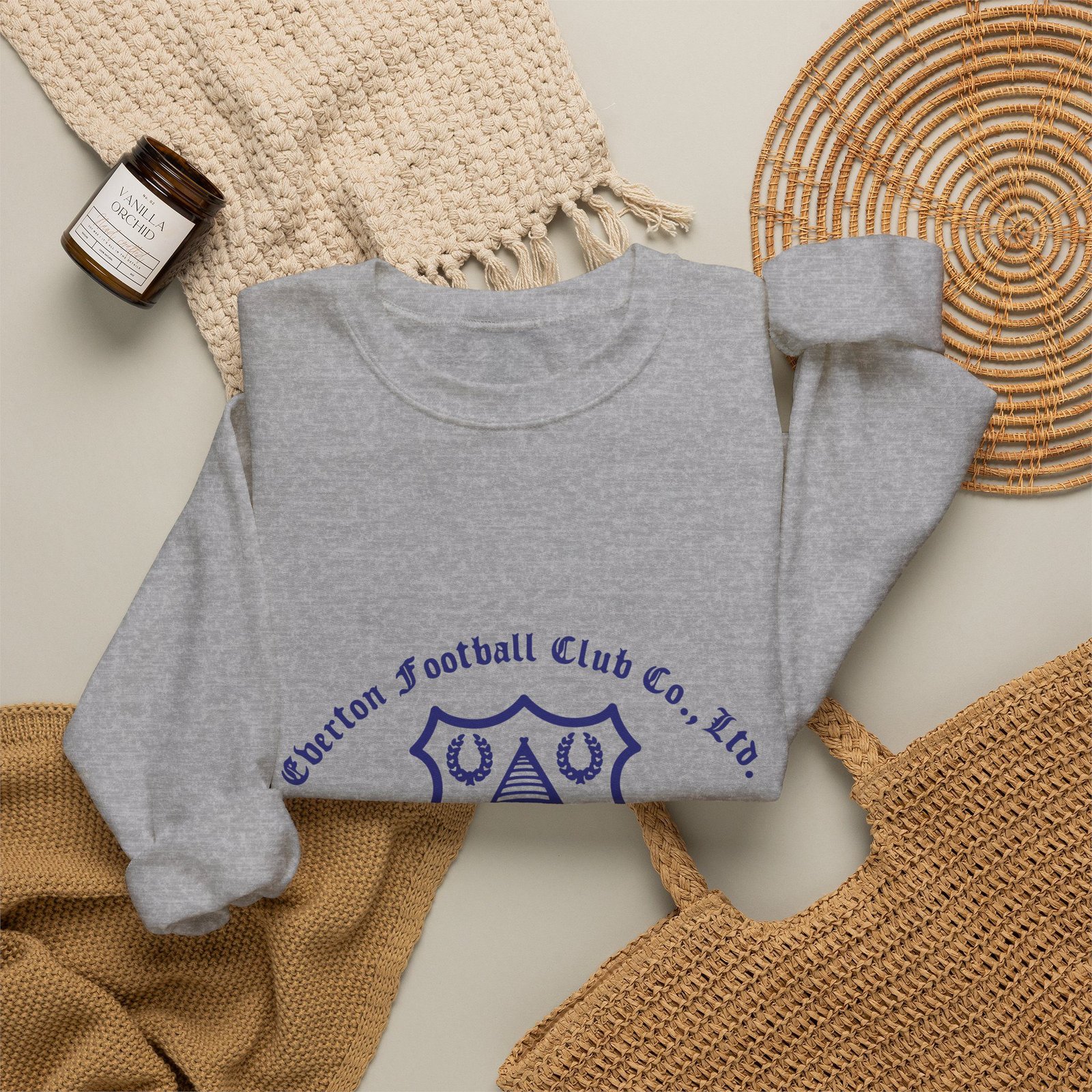 Everton Retro Vintage Sweatshirt | Everton Football Club Crewneck | Classic Blue Soccer Sweatshirt | Vintage Football Fan Gift | Unisex Retro Sports Apparel - Image 3